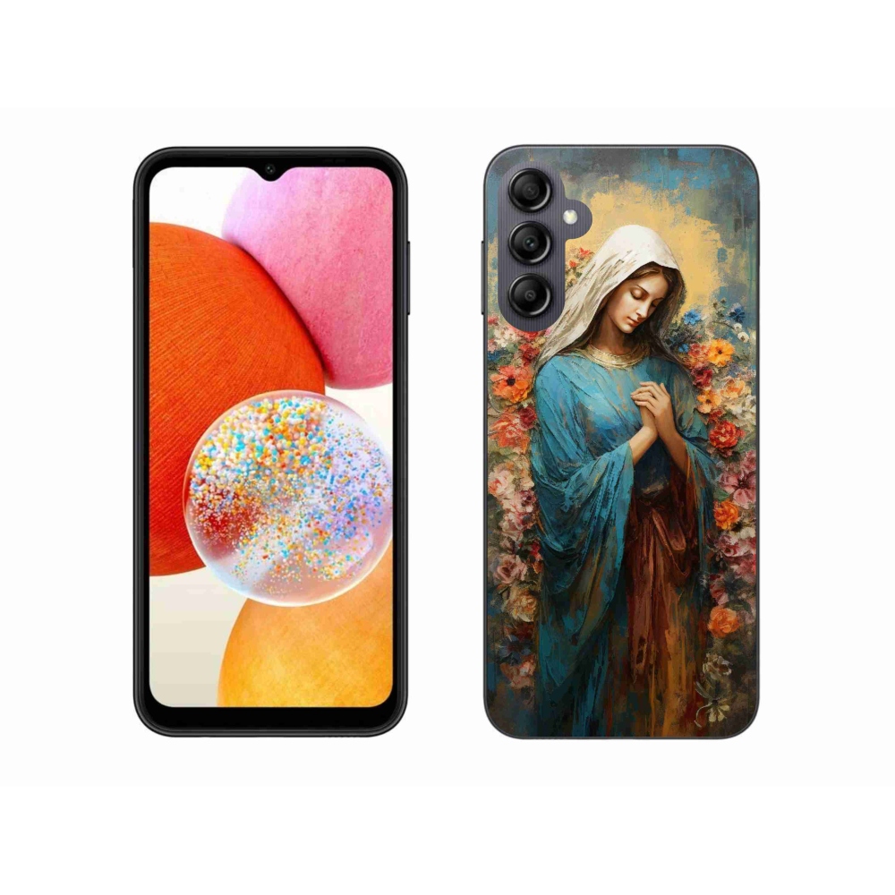 Gelový kryt mmCase na Samsung Galaxy A14 4G/5G - svatá žena