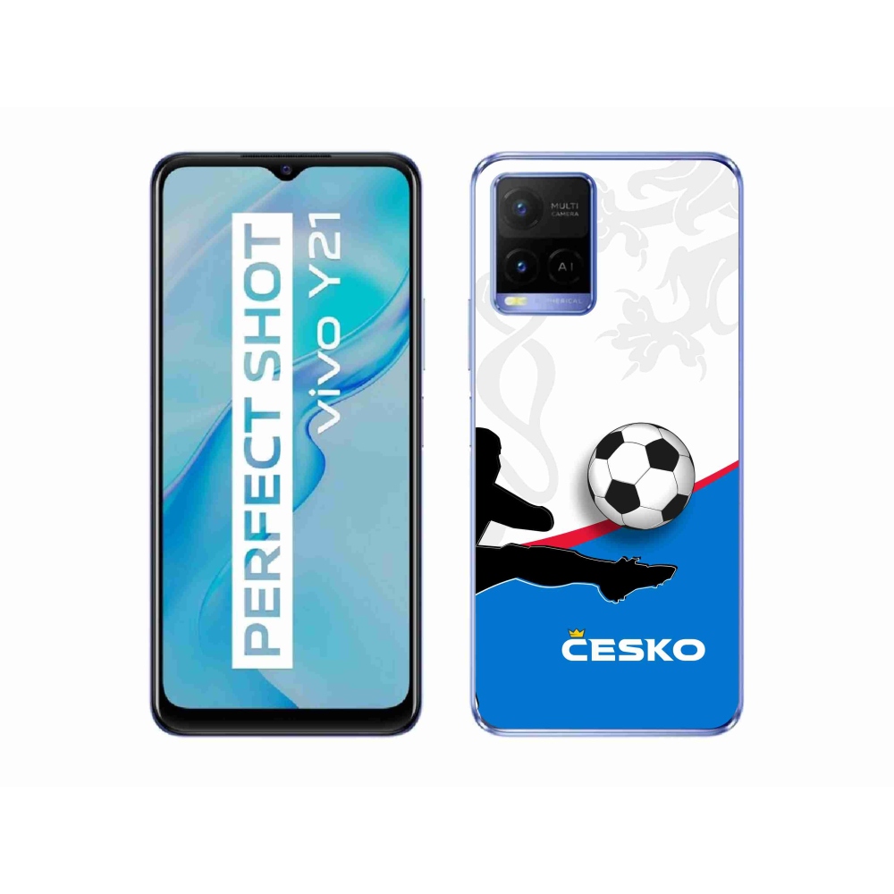 Gelový kryt mmCase na Vivo Y21/Y21s/Y33s - fotbal Česko 3
