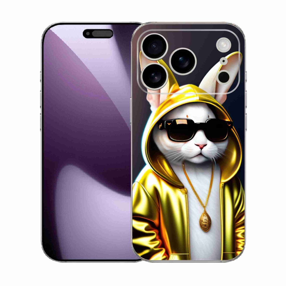 Gelový kryt mmCase na iPhone 17 Pro - kočka boss