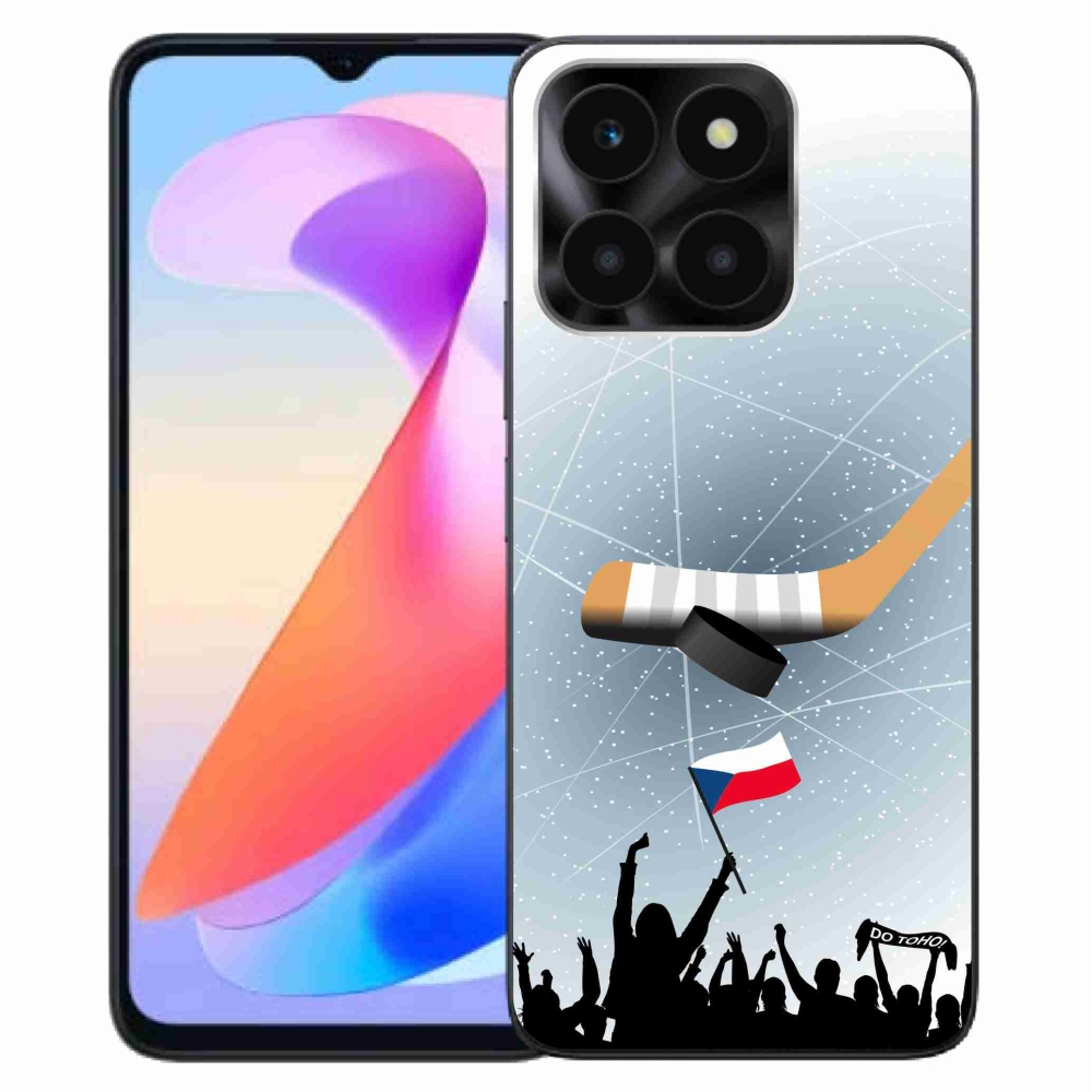 Gelový kryt mmCase na Honor X6a - fanoušci hokeje