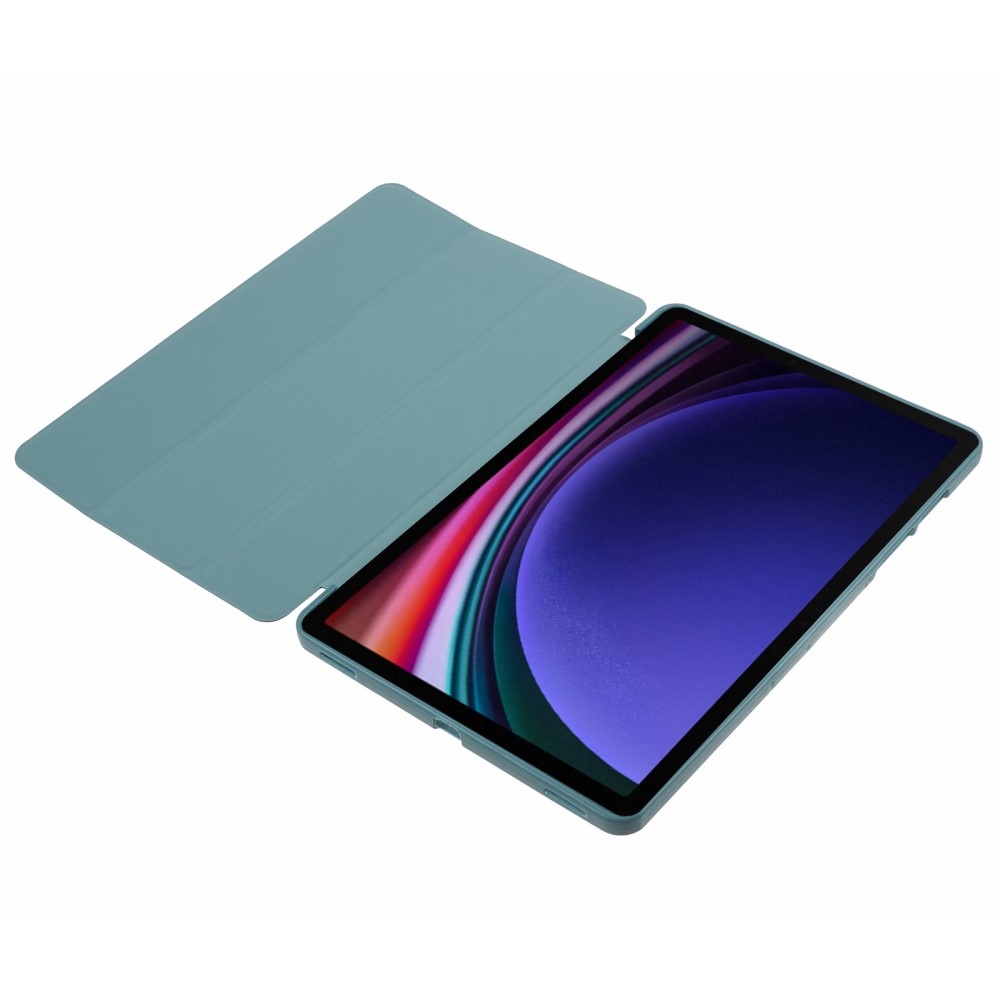 Polohovatelné pouzdro na Samsung Galaxy Tab S9/Tab S10 - tmavězelené