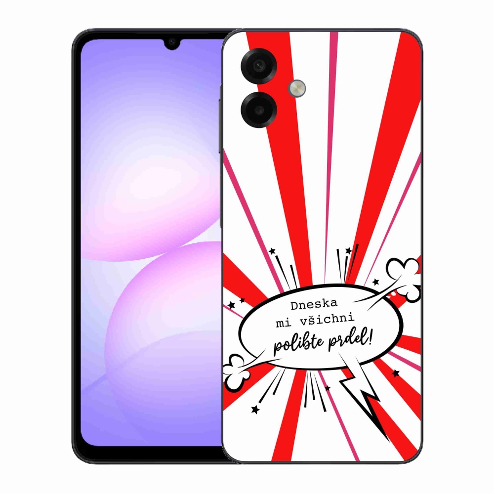 Gelový kryt mmCase na Samsung Galaxy A07 4G - vtipný text 15 bílé pozadí