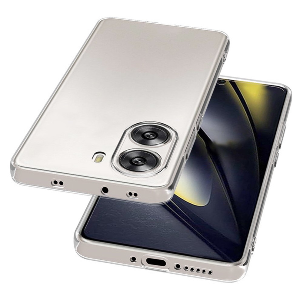 Průhledný gelový obal na Xiaomi Poco X7 Pro 5G - průhledný