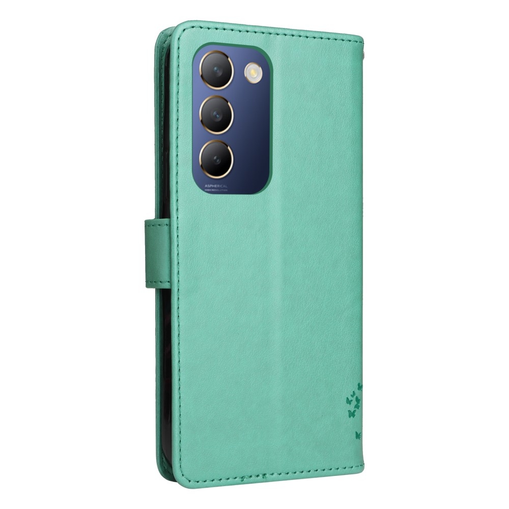 Tree knížkové pouzdro na Vivo V40 SE 4G/5G - modrozelené