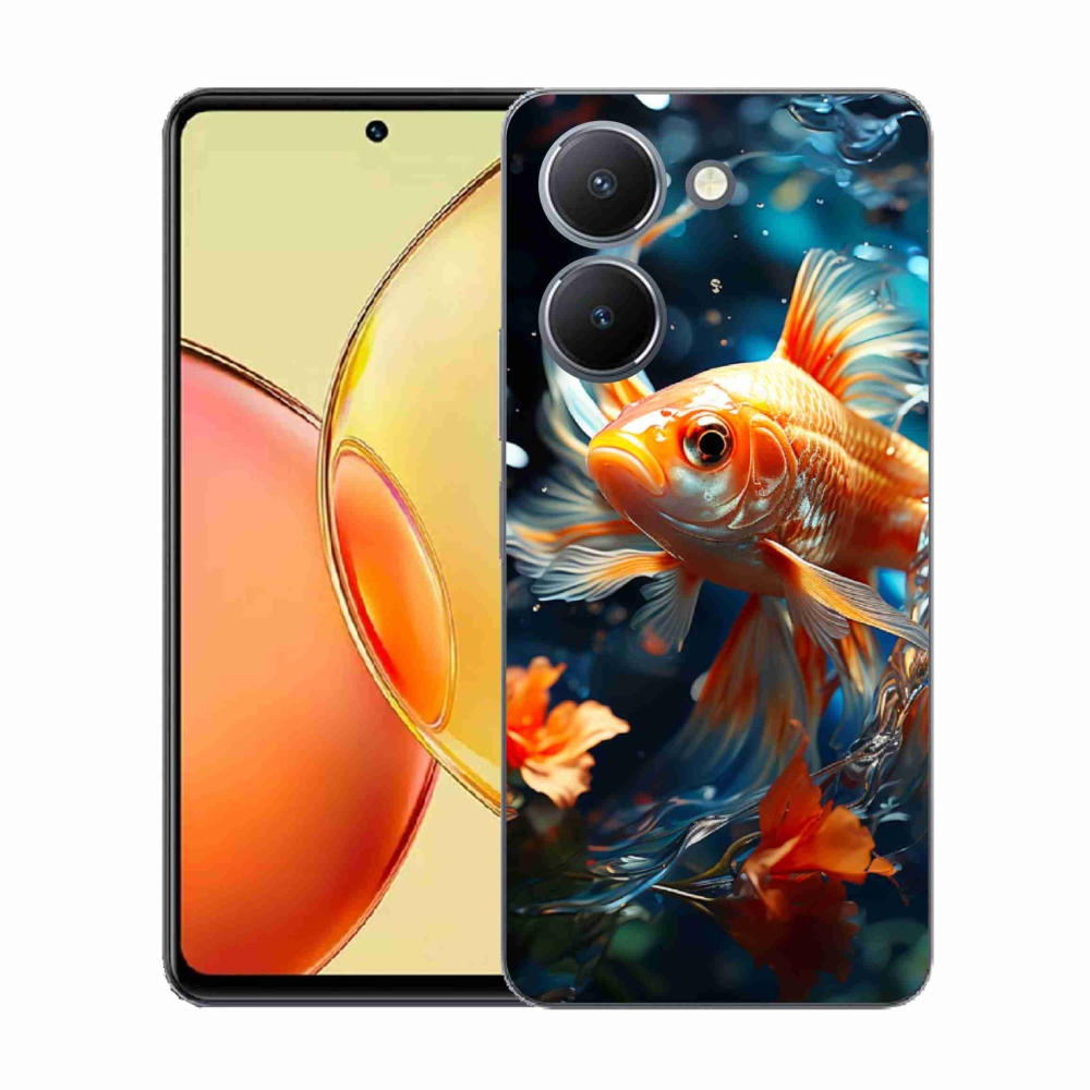 Gelový kryt mmCase na Vivo Y36 - rybka