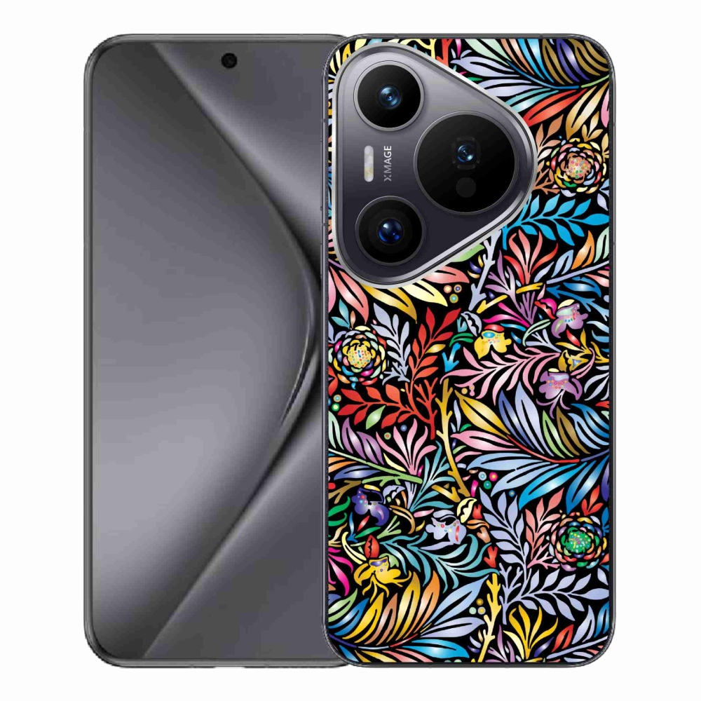 Gelový kryt mmCase na Huawei Pura 70 Pro - květiny 5