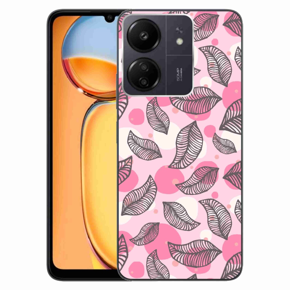 Gelový kryt mmCase na Xiaomi Poco C65/Redmi 13C - kreslené padající listy