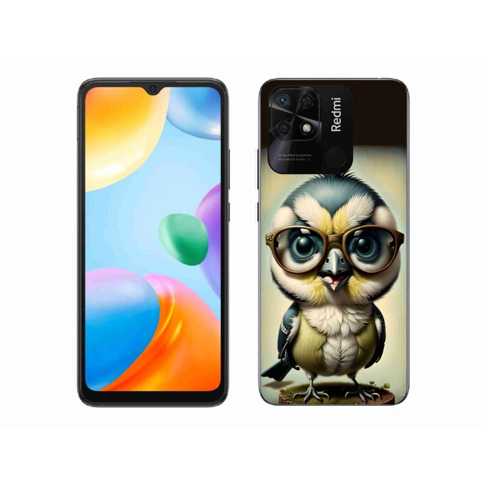 Gelový kryt mmCase na Xiaomi Redmi 10C - mládě s brýlemi