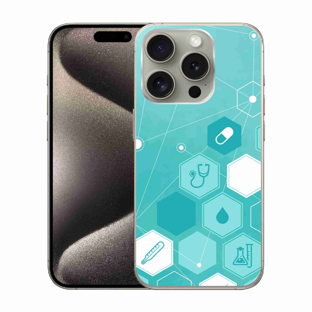 Gelový kryt mmCase na iPhone 15 Pro - zdravotnictví 3