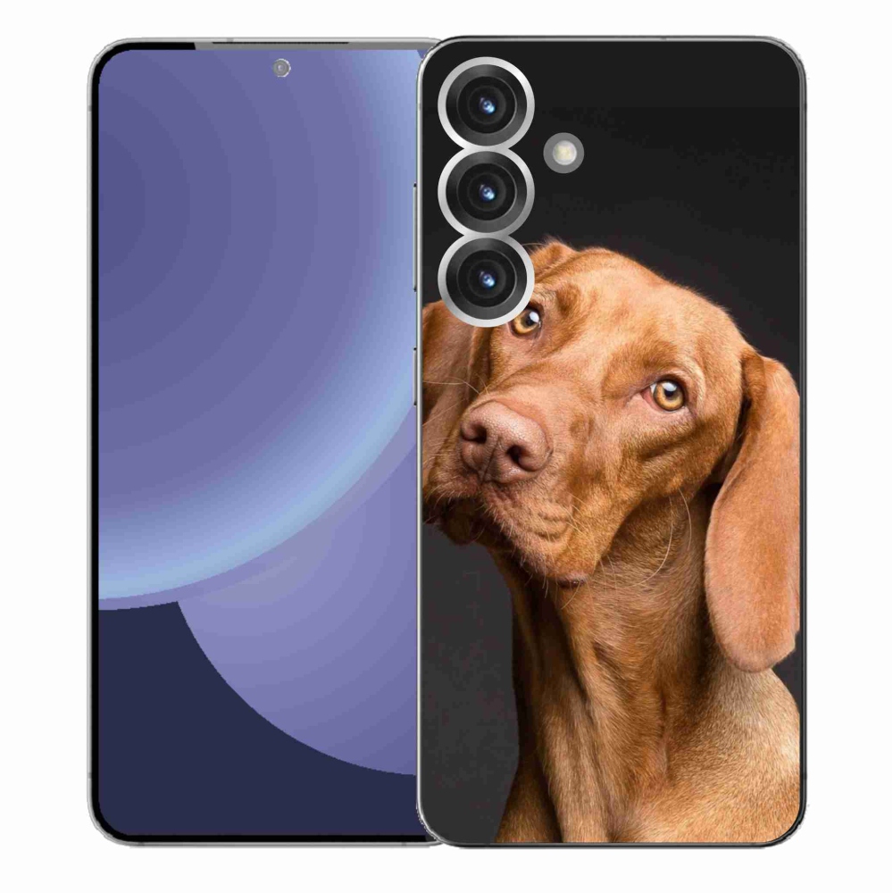Gelový kryt mmCase na Samsung Galaxy S25+ - maďarský ohař