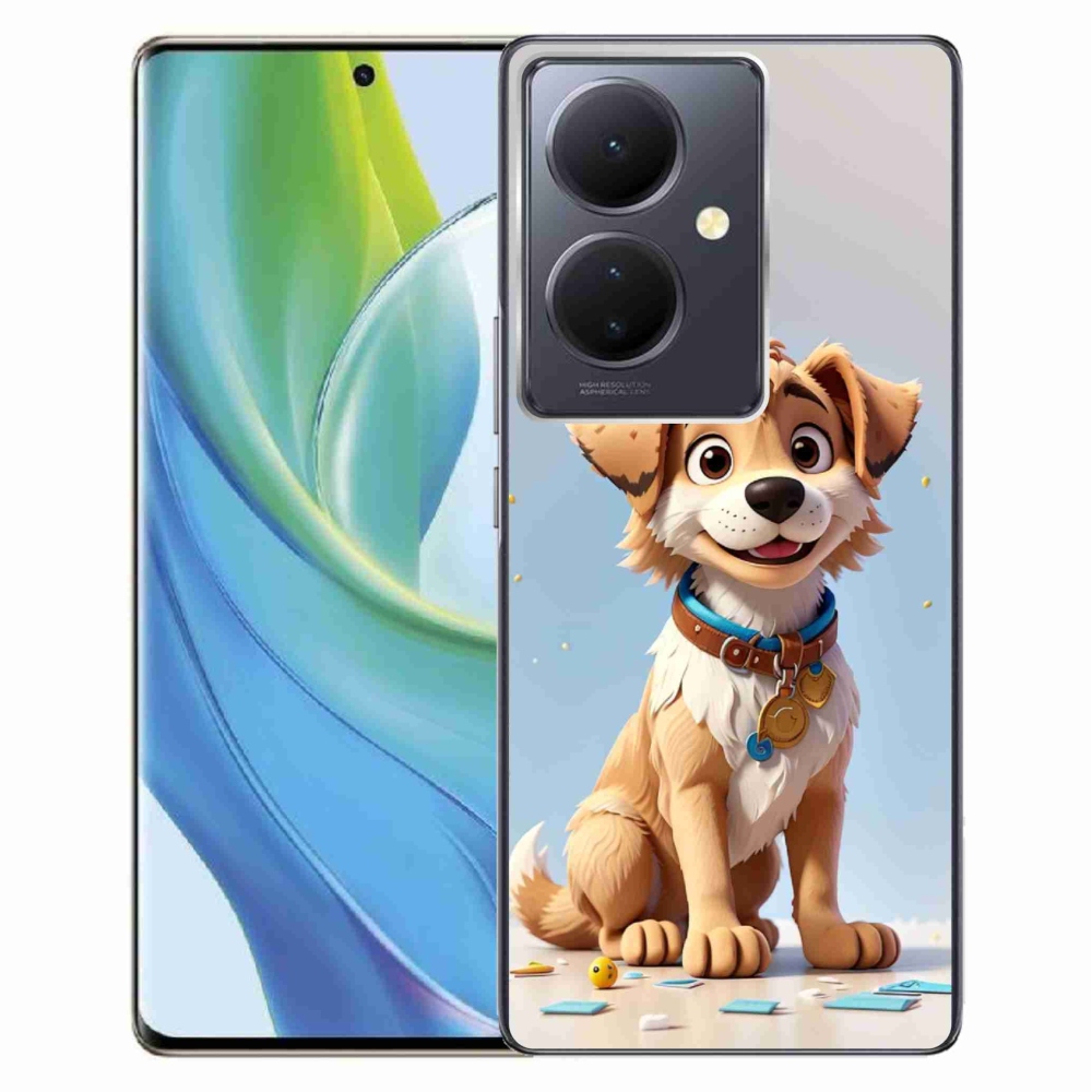 Gelový kryt mmCase na Vivo V29 Lite 5G - kreslené štěně