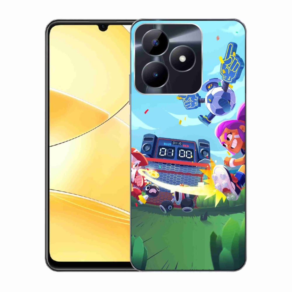 Gelový kryt mmCase na Realme C51/C53 - brawl stars 1