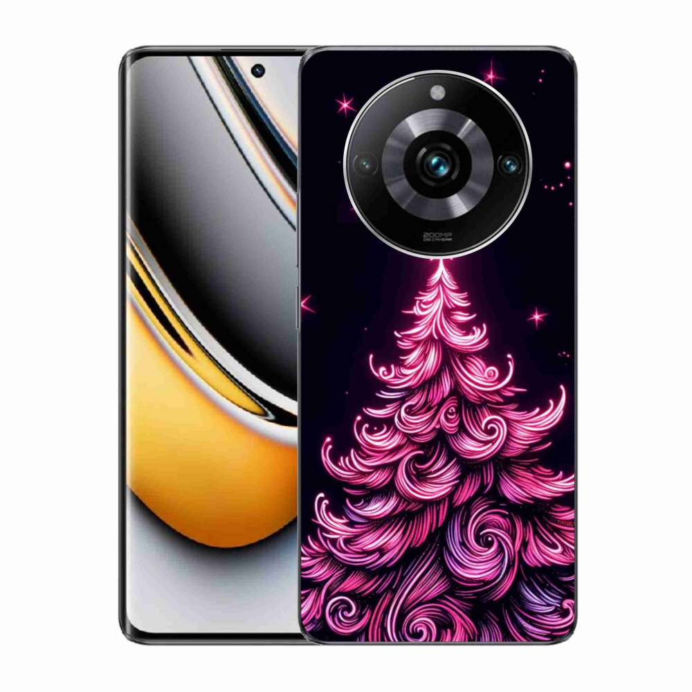 Gelový kryt mmCase na Realme 11 Pro/11 Pro+ - neonový vánoční stromek 2