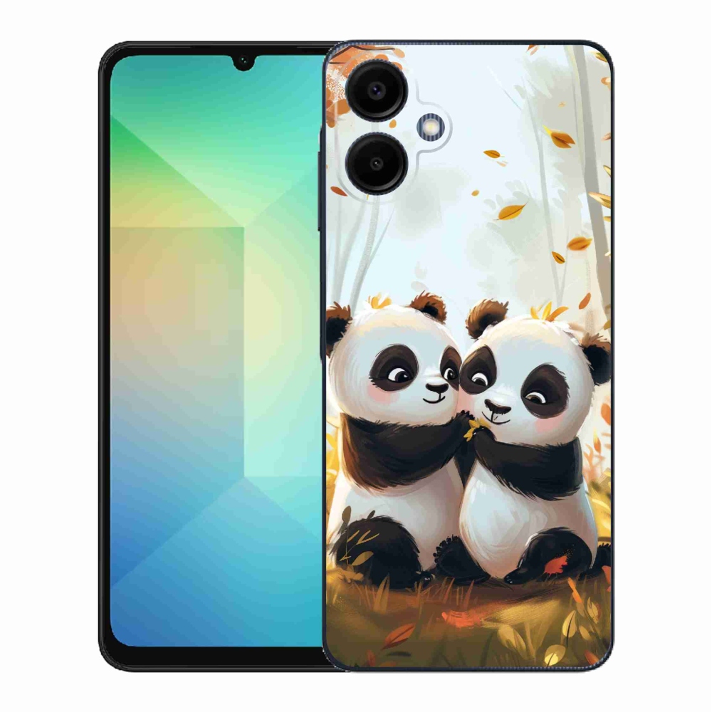 Gelový kryt mmCase na Samsung Galaxy A06 4G - pandy