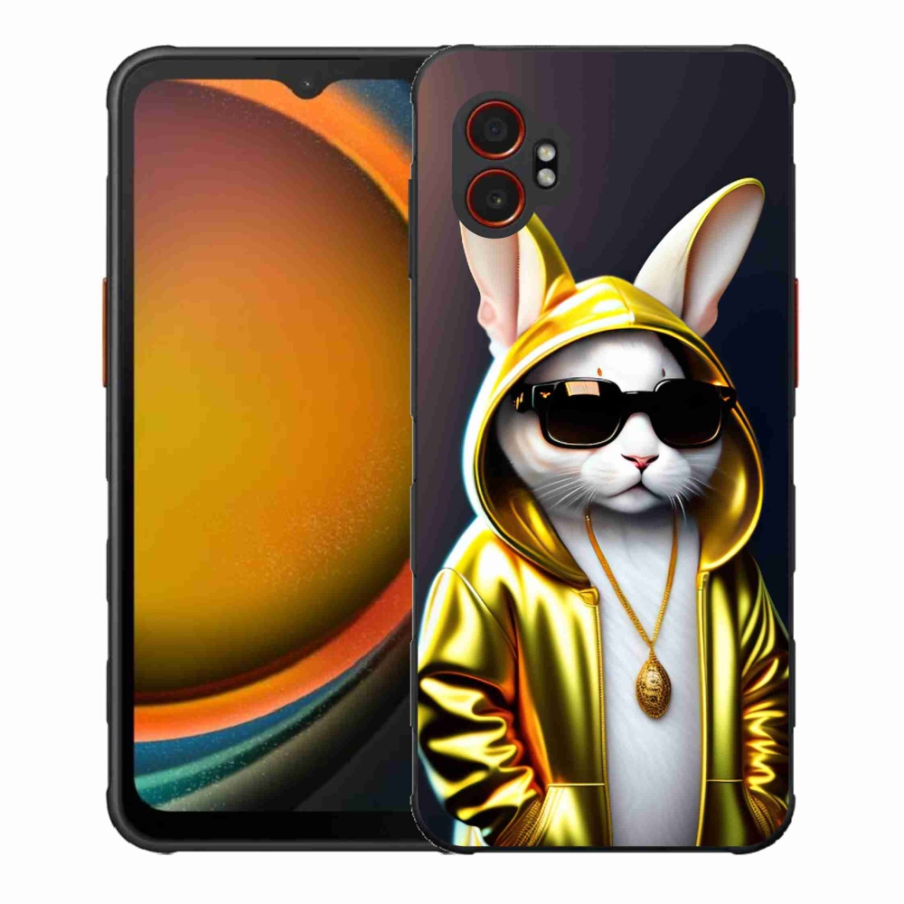 Gelový kryt mmCase na Samsung Galaxy Xcover 7 Pro - kočka boss