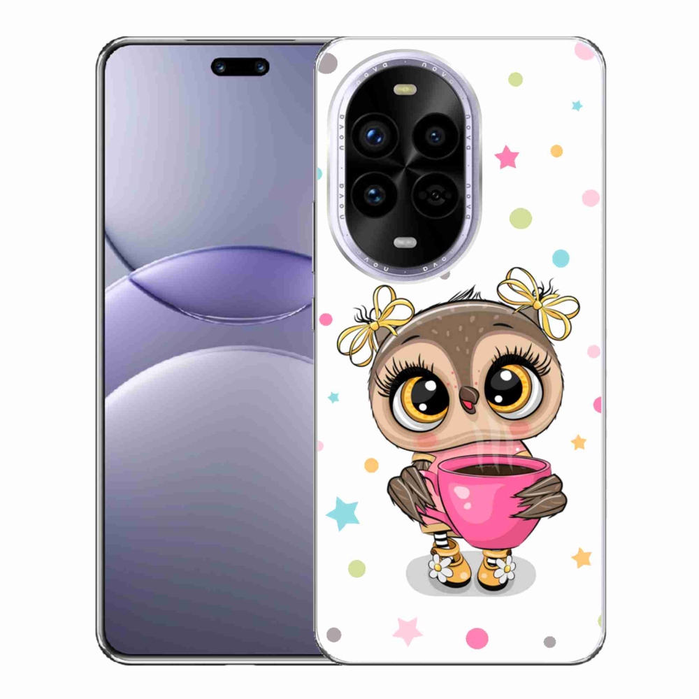 Gelový kryt mmCase na Huawei Nova 13 Pro 5G - kreslená sovička