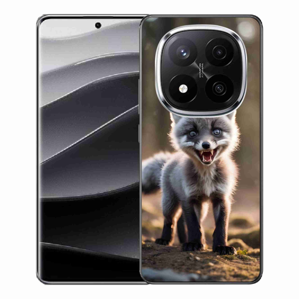 Gelový kryt mmCase na Xiaomi Redmi Note 14 Pro+ 5G - rozzuřená liška