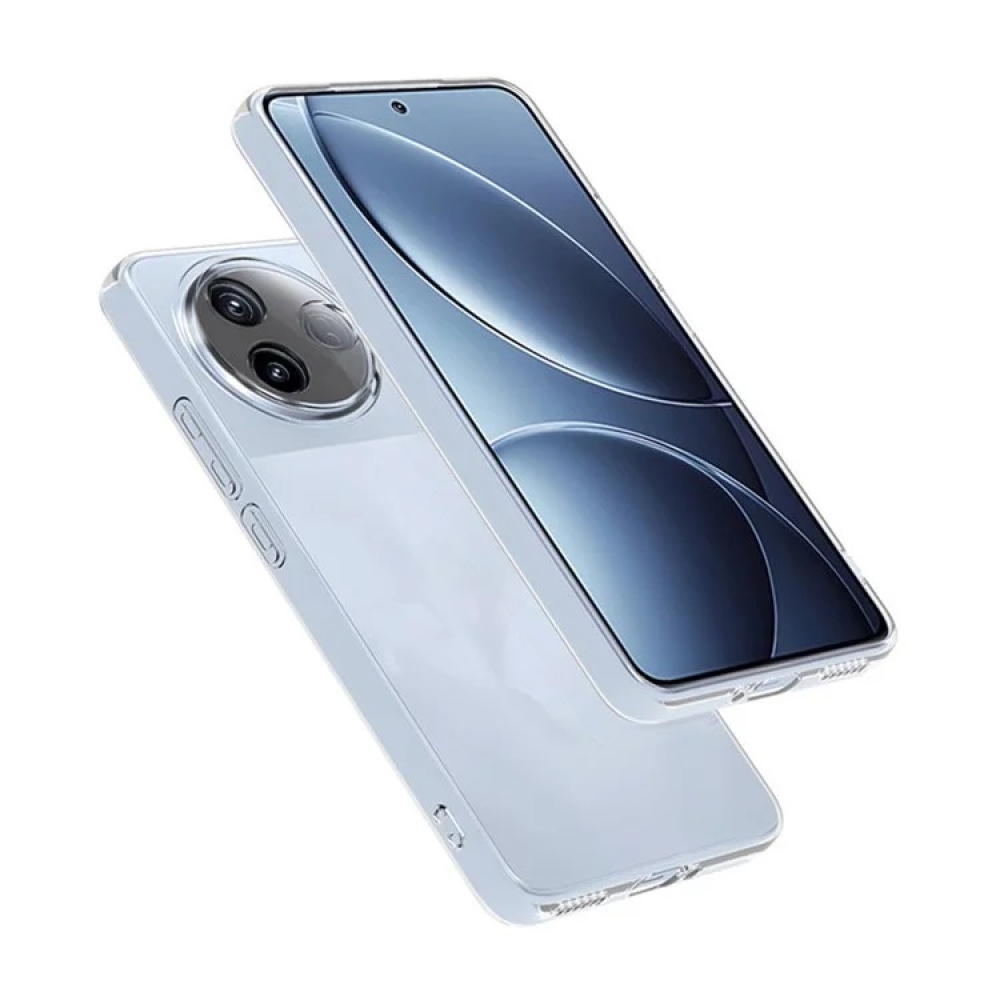 Průhledný gelový obal na Xiaomi Poco F7 Pro - průhledný
