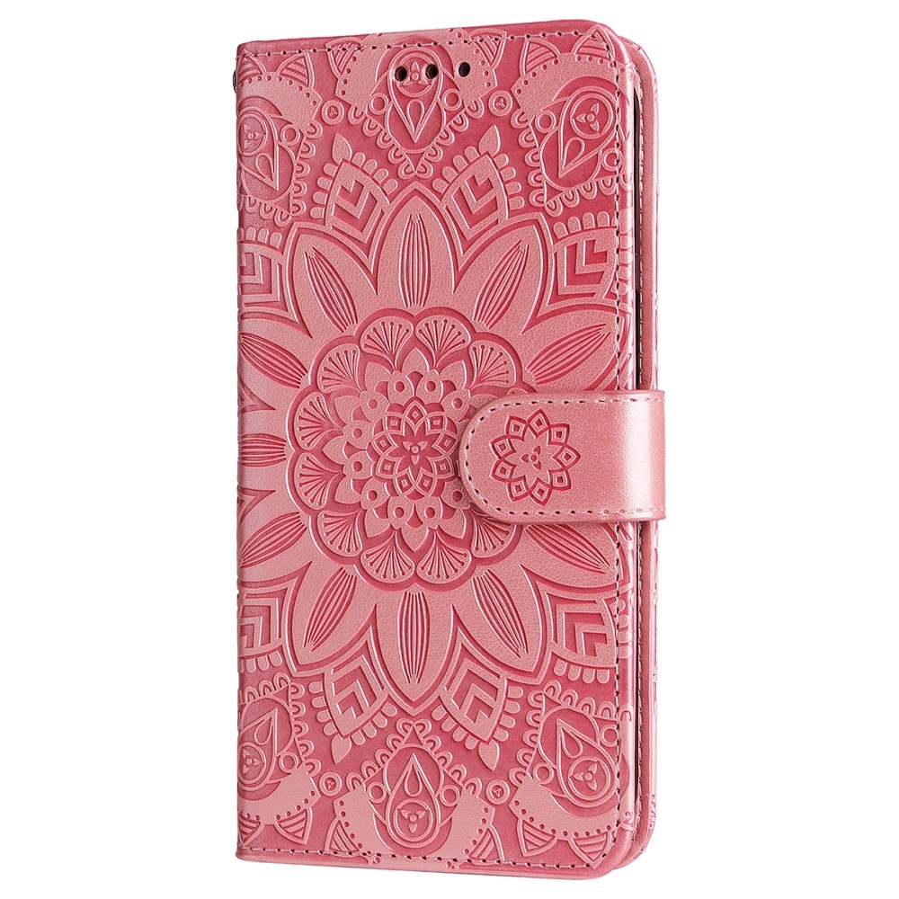 Sunflower knížkové pouzdro na Realme Note 60 - růžové