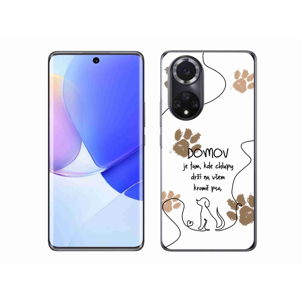 Gelový kryt mmCase na Honor 50 - psí motiv bílé pozadí
