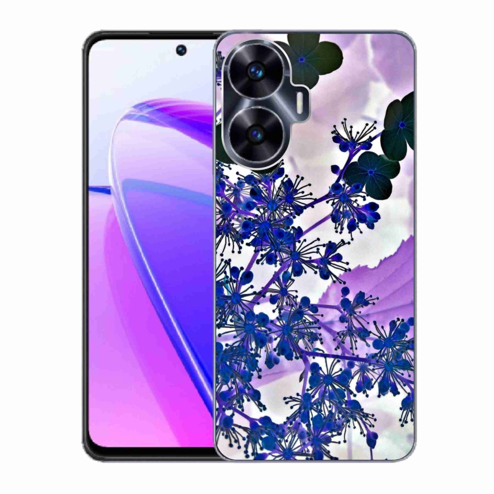 Gelový kryt mmCase na Realme C55 - květ hortenzie