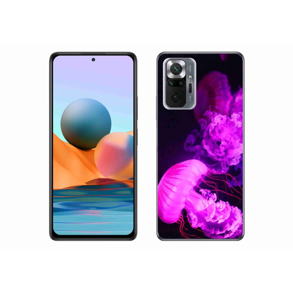 Gelový kryt mmCase na Xiaomi Redmi Note 10 Pro - medúza 1