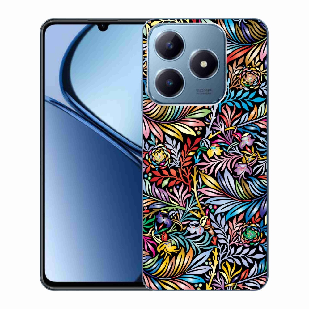 Gelový kryt mmCase na Realme C63 - květiny 5
