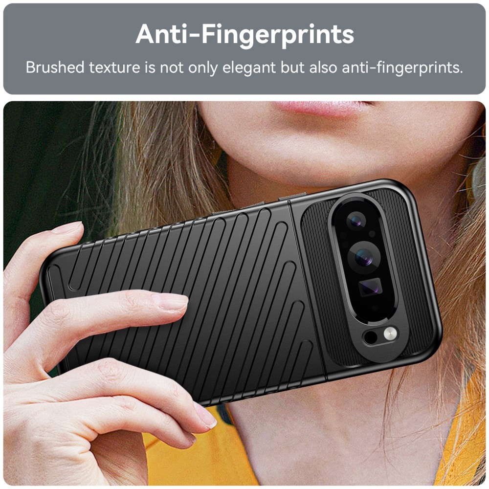 Thunder odolný gelový obal na Google Pixel 9 Pro XL - černý
