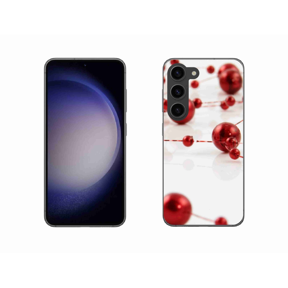 Gelový kryt mmCase na Samsung Galaxy S23 5G - vánoční řetěz