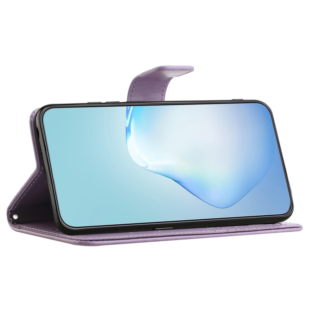 Tree knížkové pouzdro na Samsung Galaxy A15 4G/5G - světlefialové