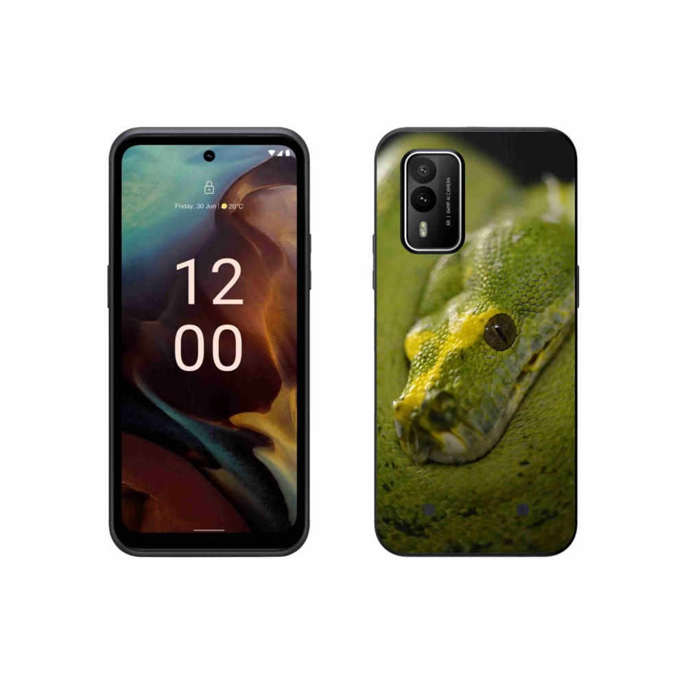 Gelový kryt mmCase na Nokia XR21 - had 2