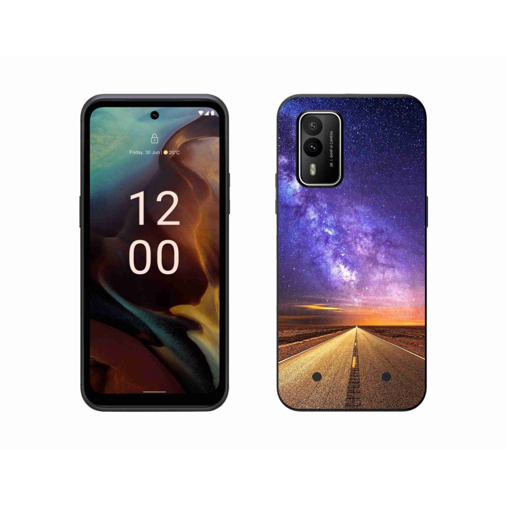 Gelový kryt mmCase na Nokia XR21 - americká silnice