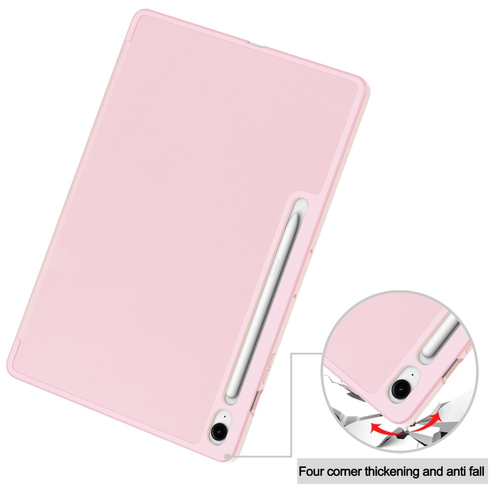 Cases chytré zavírací pouzdro na Samsung Galaxy Tab S10 FE+ - růžové