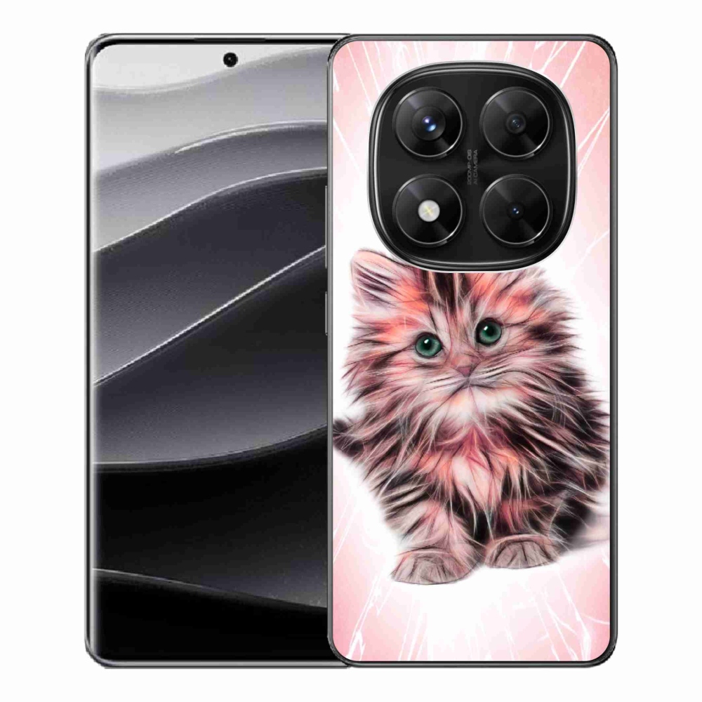 Gelový kryt mmCase na Xiaomi Redmi Note 14 Pro 5G/Poco X7 5G - roztomilé kotě