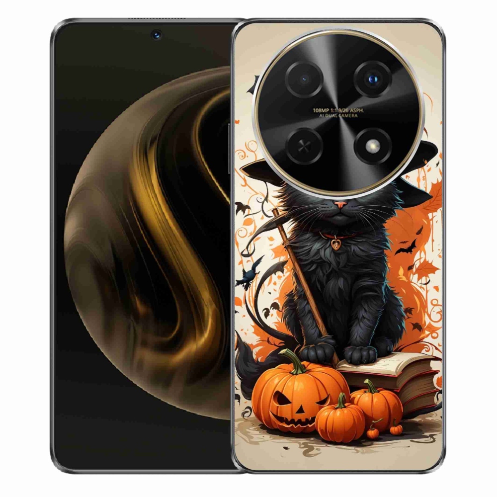 Gelový kryt mmCase na Huawei Nova 12i - kocour čaroděj