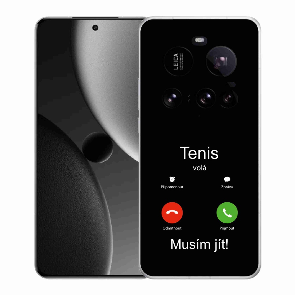 Gelový kryt mmCase na Xiaomi 15 Ultra - tenis volá černé pozadí