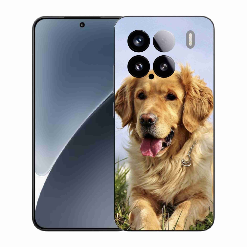 Gelový kryt mmCase na Xiaomi 15 - zlatý retrívr