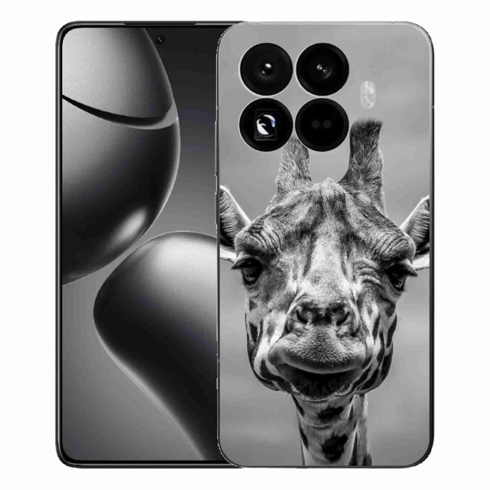Gelový kryt mmCase na Xiaomi 15T Pro - černobílá žirafa