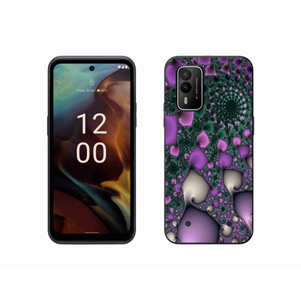 Gelový kryt mmCase na Nokia XR21 - abstrakt 7
