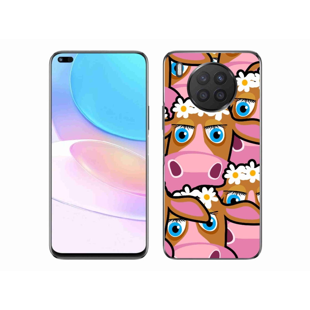 Gelový kryt mmCase na Honor 50 Lite - kreslené kravičky