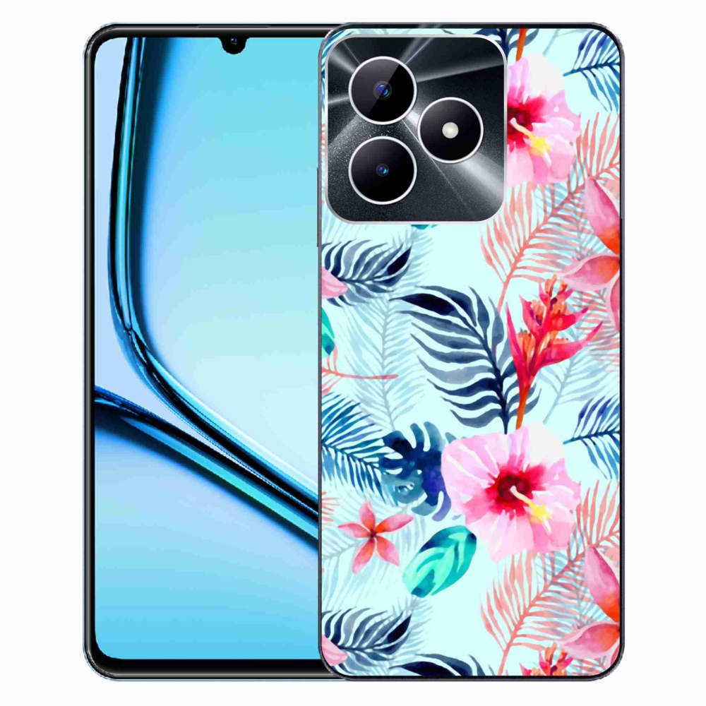 Gelový kryt mmCase na Realme Note 50 - květiny