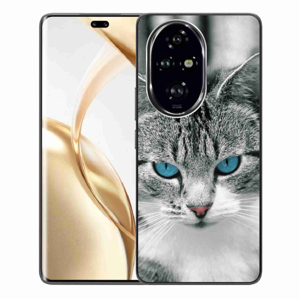 Gelový kryt mmCase na Honor 200 Pro 5G - kočičí pohled 1