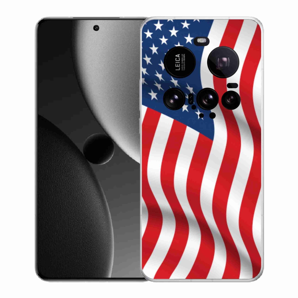 Gelový kryt mmCase na Xiaomi 15 Ultra - USA vlajka