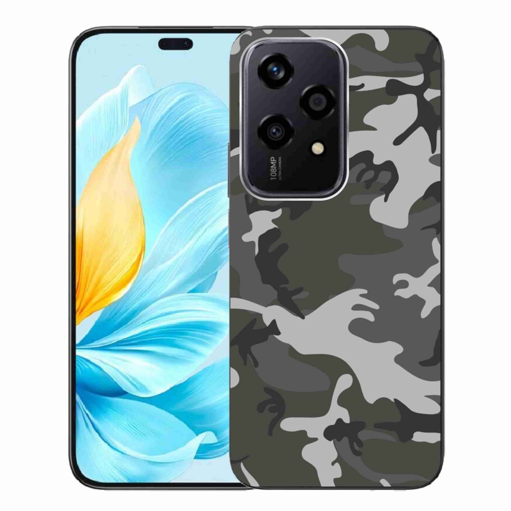 Gelový kryt mmCase na Honor 200 Lite 5G - maskáčový vzor