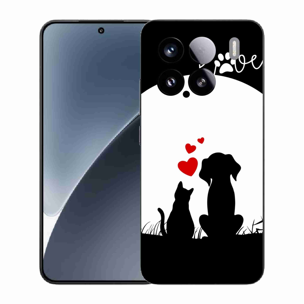 Gelový kryt mmCase na Xiaomi 15 - zvířecí láska