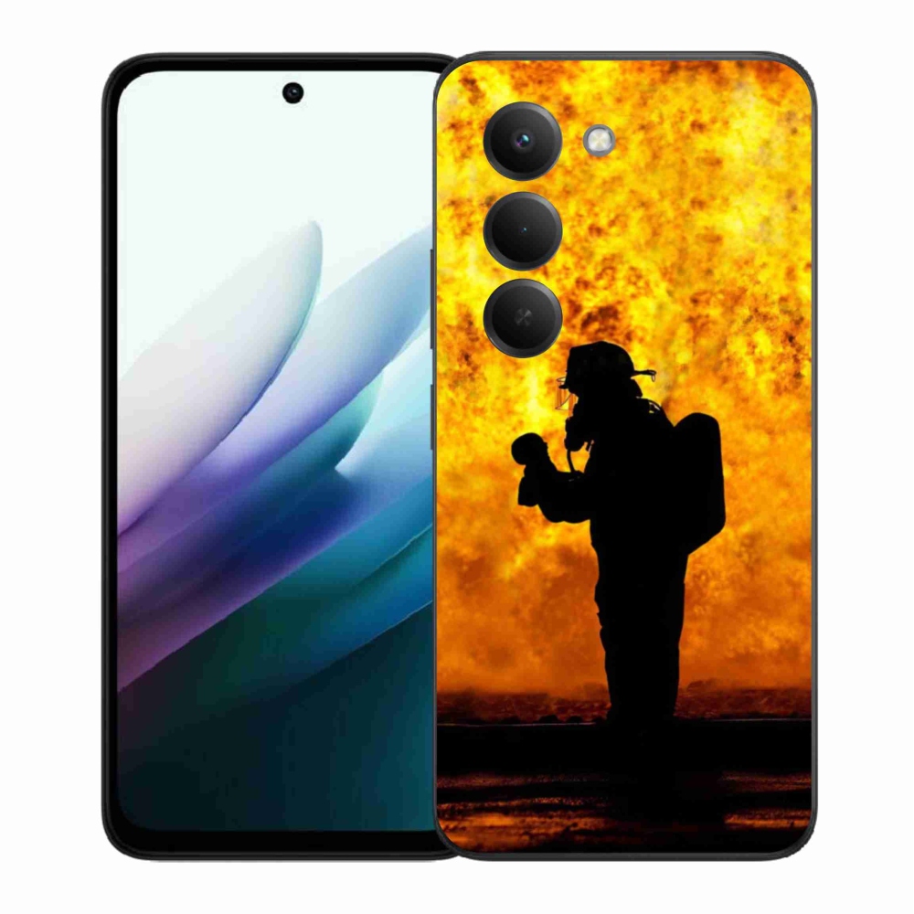 Gelový kryt mmCase na Xiaomi Redmi 15 4G/5G (171mm) - hasič