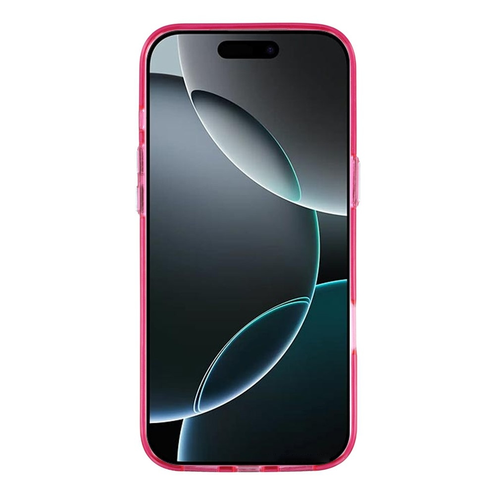 Gelový obal s pevnými zády na iPhone 17 Pro Max - růžový