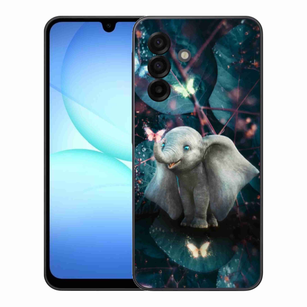 Gelový kryt mmCase na Samsung Galaxy A17 4G/5G - roztomilý slon