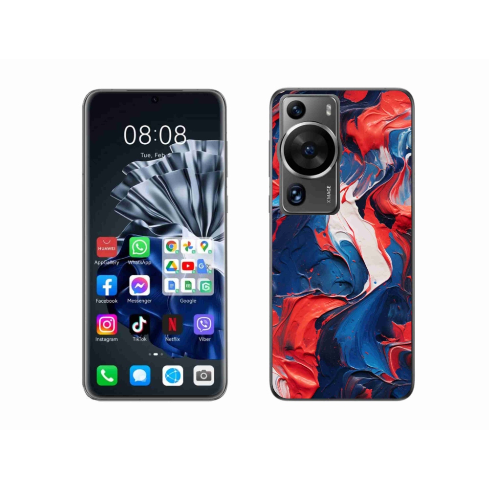 Gelový kryt mmCase na Huawei P60 Pro - abstraktní motiv 7