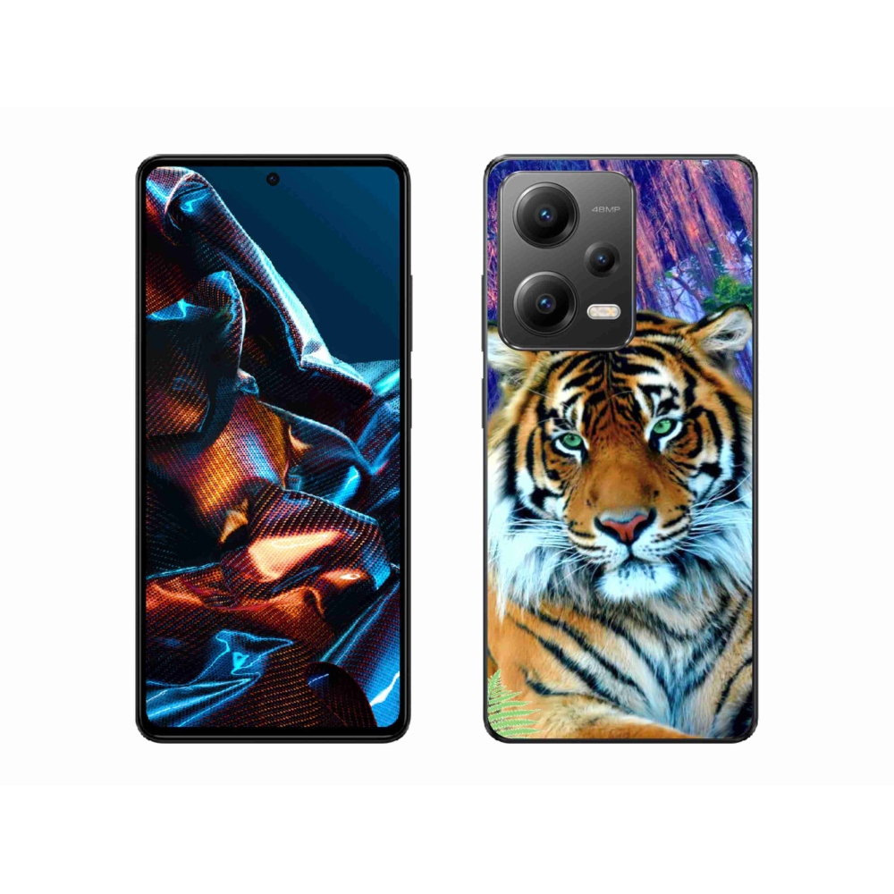 Gelový obal mmCase na mobil Xiaomi Redmi Note 12 Pro 5G - tygr
